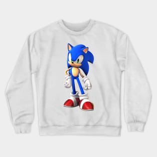 cute porcupine super blue Crewneck Sweatshirt